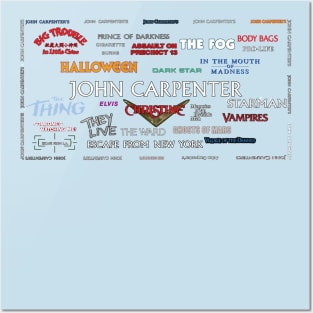 John Carpenter Filmography Posters and Art